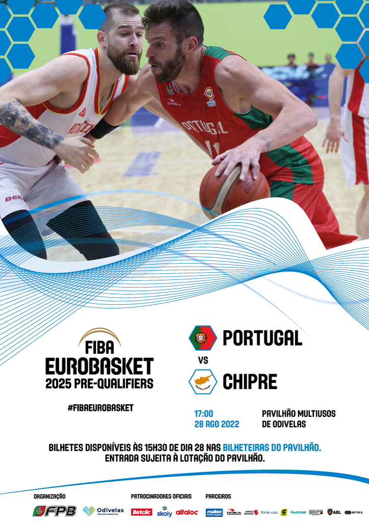 Jogo de Qualificação para o FIBA EUROBASKET 2025 em Odivelas Radio